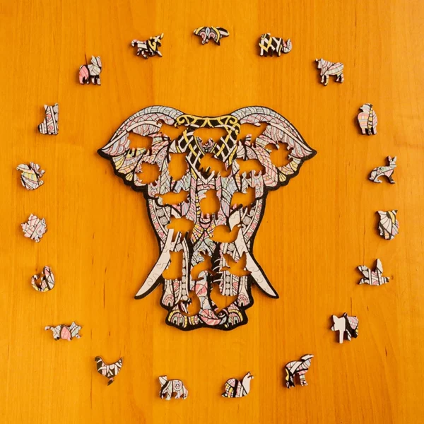 Elefánt fa puzzle 3
