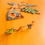 Zvedavá žirafa – Drevené puzzle 6