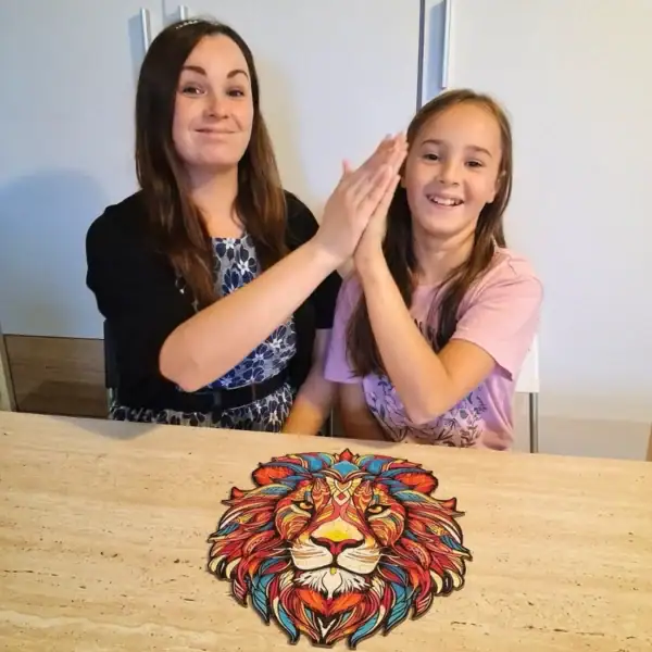 Exotickým Levom - Drevené puzzle 6