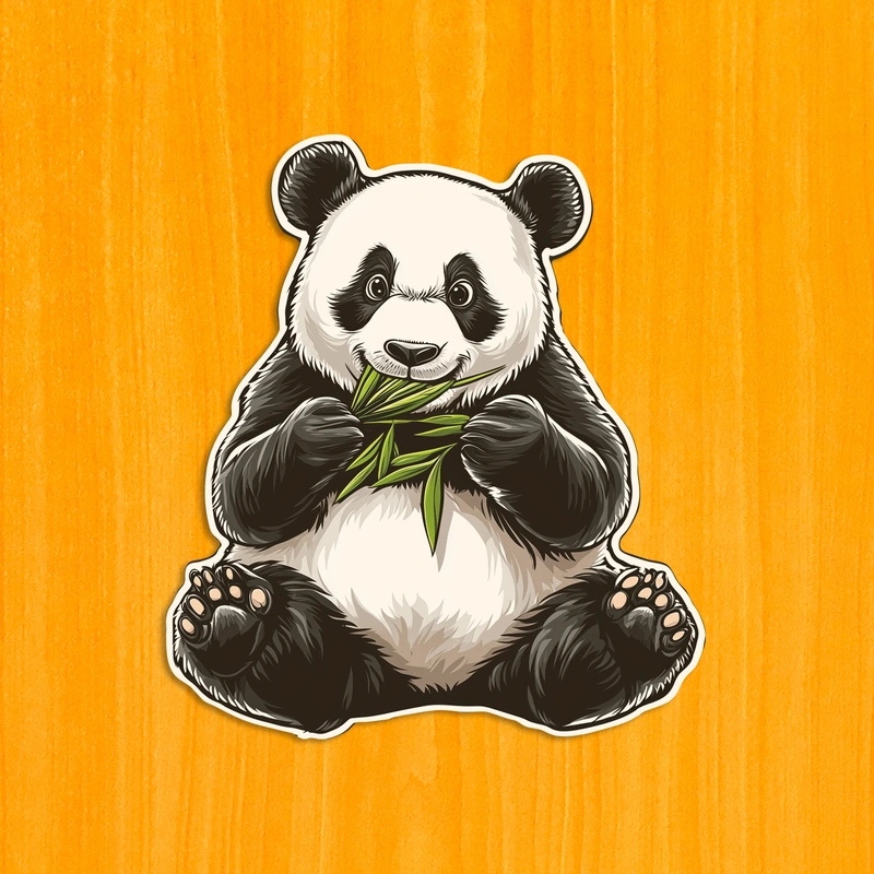 Hladná panda – Drevené puzzle 2
