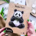 Hladná panda – Drevené puzzle 5