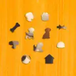 Hravé šteniatko – Drevené puzzle 3