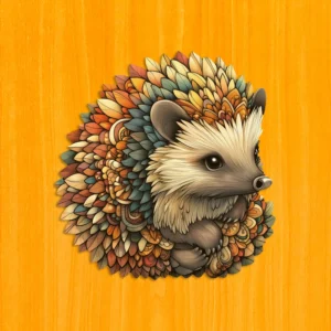 Lesný ježko – Drevené puzzle 2