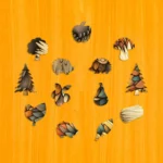 Lesný ježko – Drevené puzzle 3