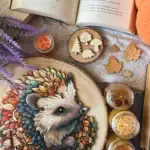 Lesný ježko – Drevené puzzle 5