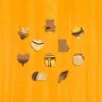Nenasýtny medvedík – Drevené puzzle 3