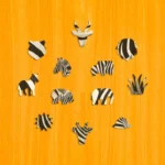Putujúca rodina zebier – Drevené puzzle 3