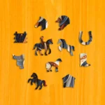 Ranný kôň – Drevené puzzle 3