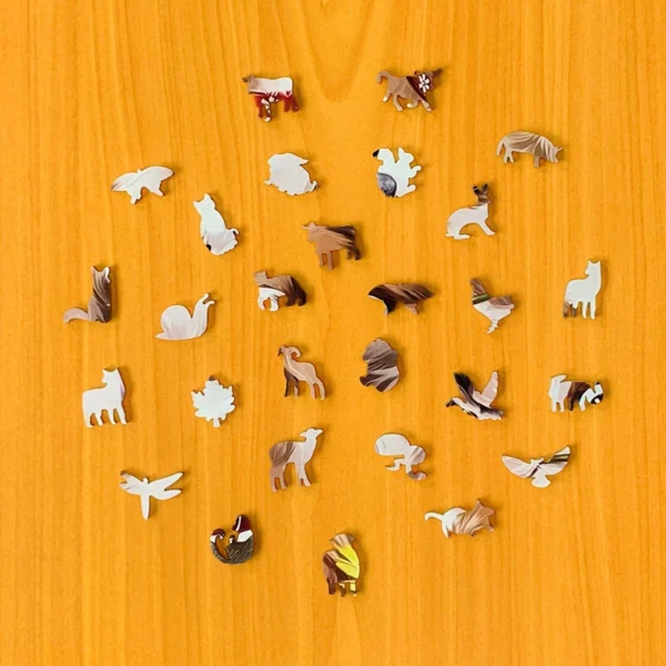 Roztomilý pes – Drevené puzzle 3