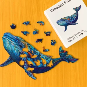 Úchvatná veľryba – Drevené puzzle 1