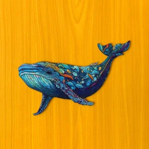 Úchvatná veľryba – Drevené puzzle 2