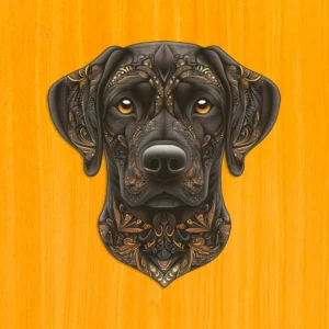 Verný labrador – Drevené puzzle 2