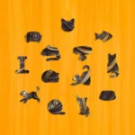 Vznešené mačiatko – Drevené puzzle 3