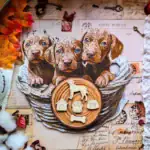 Zvedavé šteniatka – Drevené puzzle 6