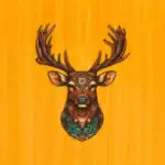 Impozantný jeleň – Drevené puzzle 2