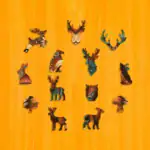 Impozantný jeleň – Drevené puzzle 3