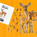 Krotké srnky – Drevené puzzle 1