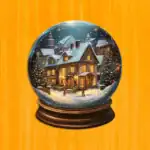 Magická snehová guľa – Drevené puzzle 2