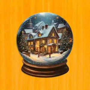 Magická snehová guľa – Drevené puzzle 2