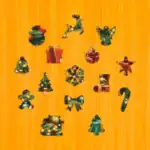 Ozdobený vianočný strom – Drevené puzzle 3