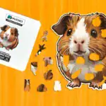 Roztomilé morča – Drevené puzzle 1