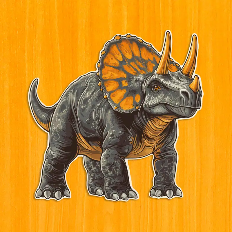 Triceratops – Drevené puzzle 2