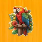 Tropický papagáj – Drevené puzzle 2